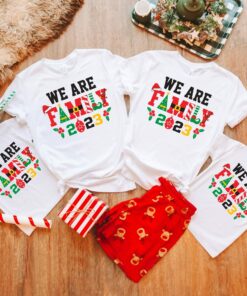 Lovely We Are Family 2023 Christmas Crew Sweatshirt