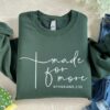 Made For More Jesus Christmas Sweatshirt For Christian