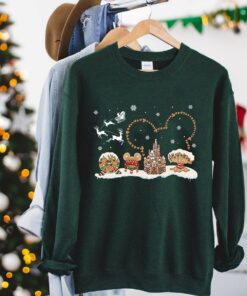 Magic Kingdom Disney Parks Mickey Minnie Gingerbread Cookies Christmas Sweatshirt Lovely Unique Xmas Gift Magic Kingdom Disney Parks Mickey Minnie Gingerbread Cookies Christmas Sweatshirt Lovely Unique Xmas Gift