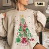 Marvel Avengers Superhero Christmas Tree Comics Sweater