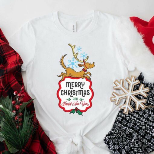 Max Merry Christmas and Happy New Year T-Shirt The Grinch