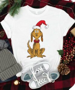 Max Santa Hat T-Shirt How the Grinch Stole Christmas