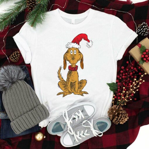 Max Santa Hat T-Shirt How the Grinch Stole Christmas