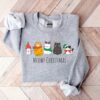 Meowy Christmas Happy Cat Year Sweatshirt Funny Unique Xmas Gift