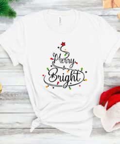 Merry And Bright Bling Lights Christmas Lovely Unique Xmas Gift