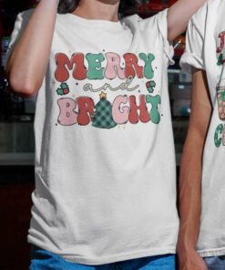 Merry And Bright Christmas T-Shirt