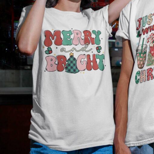 Merry And Bright Christmas T-Shirt