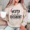 Merry And Pregnant Baby Reveal Sweatshirt Lovely Unique Christmas Gift
