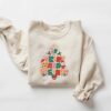 Merry And Pregnant Cute Gingerbread Cookies Christmas Sweatshirt