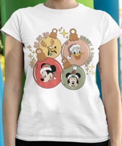 Merry & Bright Joy Ho Ho Ho Christmas T-Shirt Disney