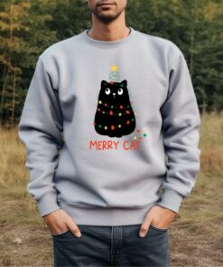 Merry Cat Christmas Cute Unisex Sweatshirt Lovely Unique Xmas Gift