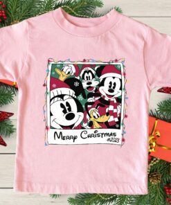 Merry Christmas 2023 Disneyland Mickey Minnie Ears Pluto Goofy Xmas Sweatshirt