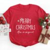 Merry Christmas Also, I’m Pregnant Baby Announcement Sweatshirt Lovely Unique Xmas Gift