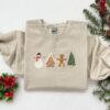 Merry Christmas Gingerbread Cookie Snowman Sweatshirt Humor Unique Xmas Gift