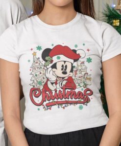 Merry Christmas Mickey Santa T-shirt Disney