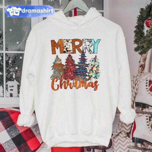 Merry Christmas Tree Hoodie