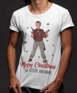 Merry Christmas Ya Filthy Animal T-shirt Home Alone
