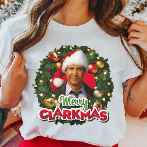 Merry Clarkmas Wreath T-Shirt National Lampoon’s Christmas Vacation