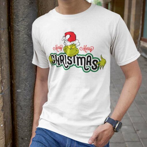 Merry Grinch Hugs Christmas T-Shirt