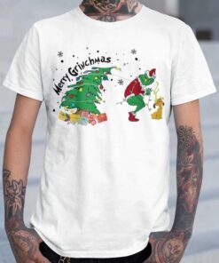 Merry Grinchmas And Max Christmas T-shirt