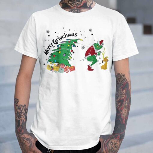 Merry Grinchmas And Max Christmas T-shirt