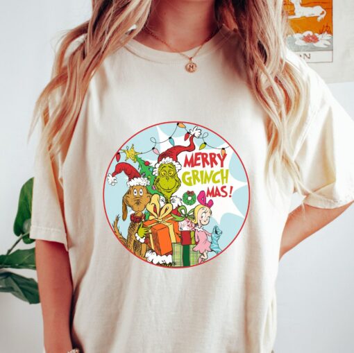 Merry Grinchmas Sweatshirt Cute Unique Xmas Gift