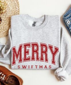 Merry Swiftmas Christmas Eras Sweatshirt Lovely Unique Xmas Gift
