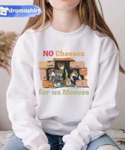 Mice No Cheese For Us Meeces White Sweatshirt The Muppet Christmas Carol