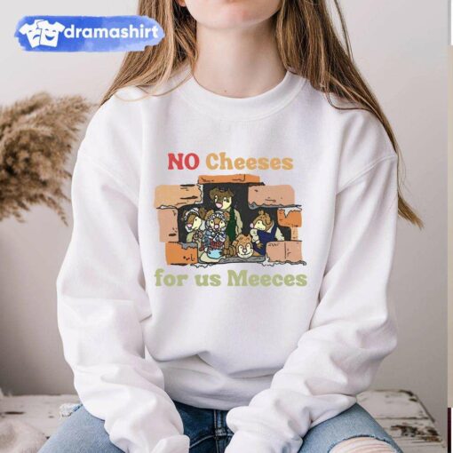 Mice No Cheese For Us Meeces White Sweatshirt The Muppet Christmas Carol