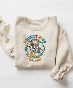 Mickey And Co Est 1928 Disneyland Christmas Sweatshirt Cute Unique Xmas Gift