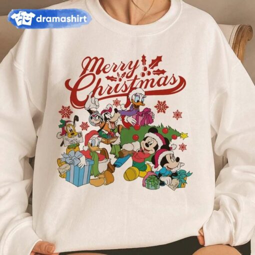 Mickey And Friends Christmas Lights Sweatshirt Disney