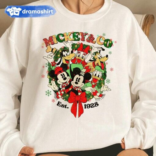 Mickey And Friends Merry Christmas Sweatshirt Disney