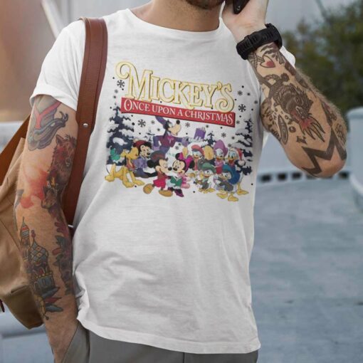 Mickey And Friends Once Upon Christmas T-shirt