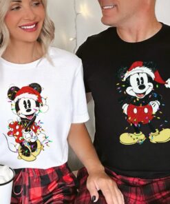 Mickey And Minnie Mouse Disney Couples Christmas Bling Lights Very Merry Xmas Party Sweatshirt Mickey And Minnie Mouse Disney Couples Christmas Bling Lights Very Merry Xmas Party Sweatshirt
