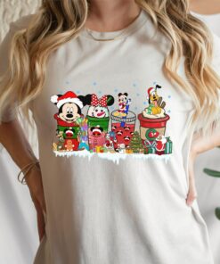 Mickey Christmas Coffee Latte Christmas Sweatshirt Lovely Unique Xmas Gift