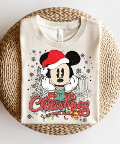 Mickey Christmas Friends Disneyland Sweatshirt Cute Unique Xmas Gift