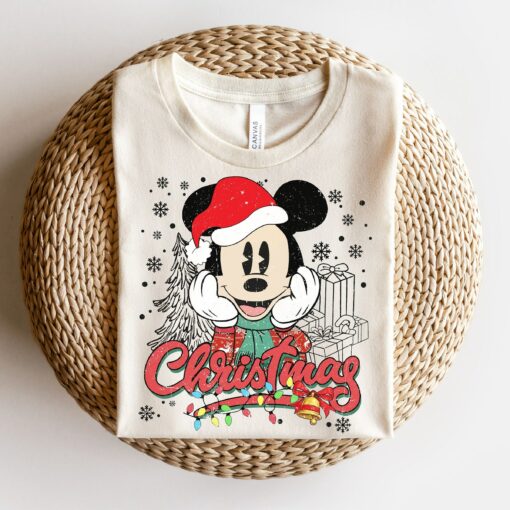 Mickey Christmas Friends Disneyland Sweatshirt Cute Unique Xmas Gift