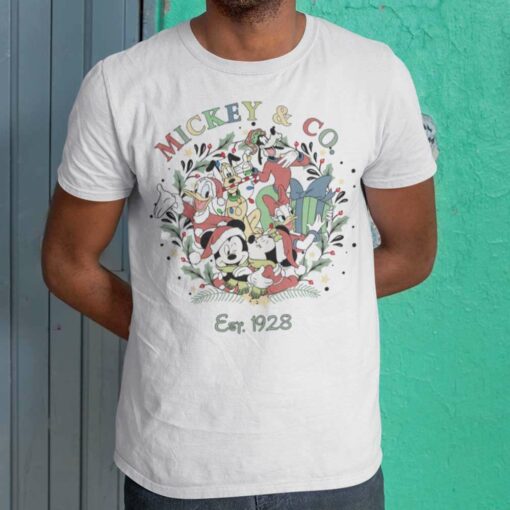 Mickey & Co Est 1928 Christmas T-shirt Disney