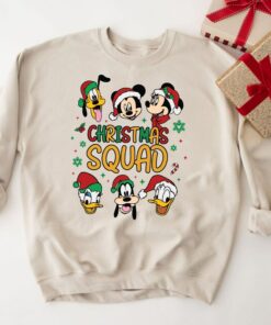 Mickey Friends Magic Disneyland Kingdom Christmas Squad Sweatshirt
