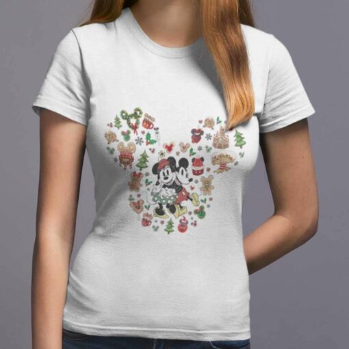 Mickey Minnie Christmas T-shirt Disney