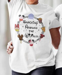 Mickey Snack Snacking Around The World Christmas T-shirt