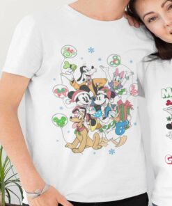 Mickey and Friends Christmas Balloons T-shirt