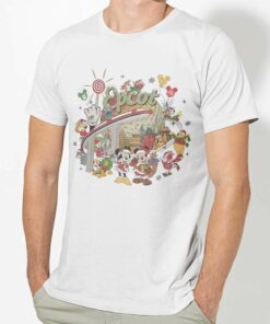 Mickey and Friends Epcot Christmas T-Shirt Disney