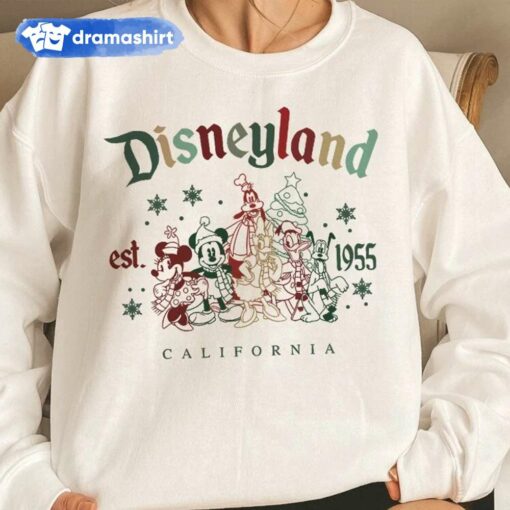 Mickey and Friends Est 1955 California Sweatshirt Disneyland