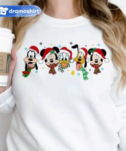 Mickey and Friends Portrait Christmas Sweatshirt Disney