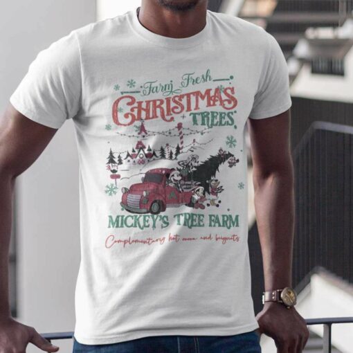 Mickey’s Tree Farm Christmas T-shirt Disney