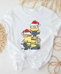 Minions Christmas Lights T-Shirt Despicable Me