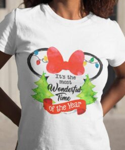 Minnie It’S The Most Wonderful Time Of The Year Disney Christmas T-shirt