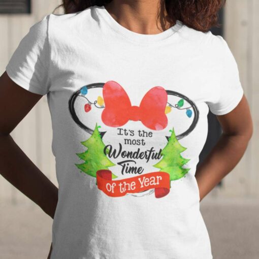 Minnie It’S The Most Wonderful Time Of The Year Disney Christmas T-shirt