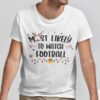 Most Likely To Watch Football Christmas White Tee